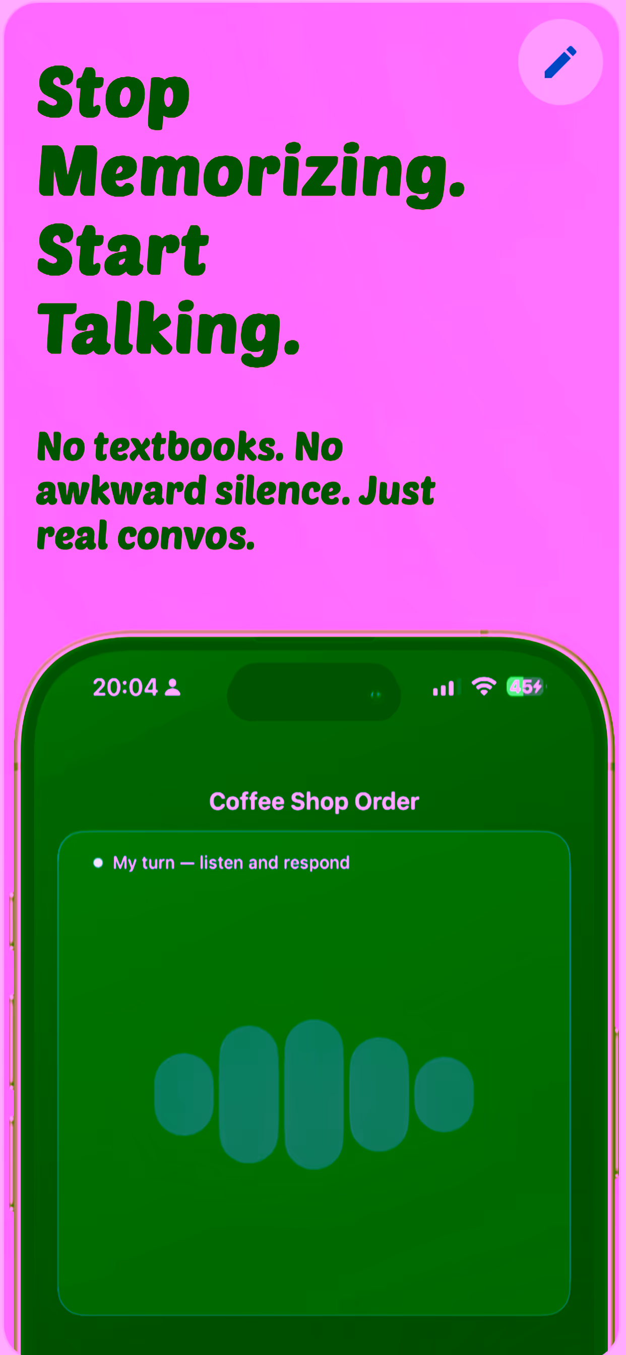 Nomino chat interface with Nomi guiding a live conversation